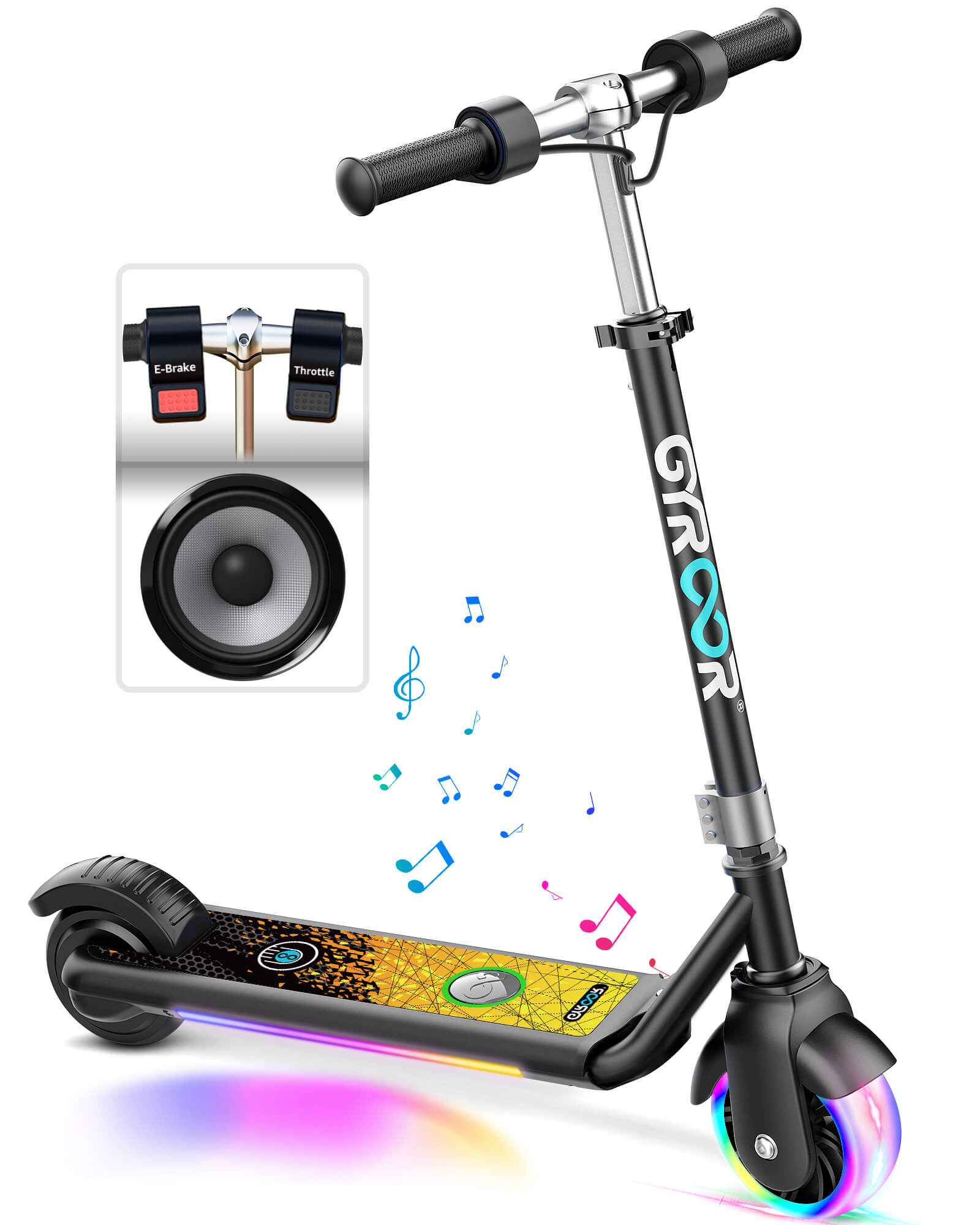 Gyroor H30Max E-Scooter für Kinder und von 6–12 jahrige