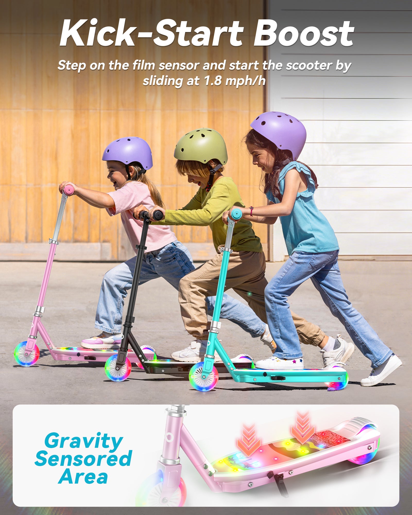 Gyroor KS2 Elektro-Roller für Kinder von 6 bis 12 Jahren