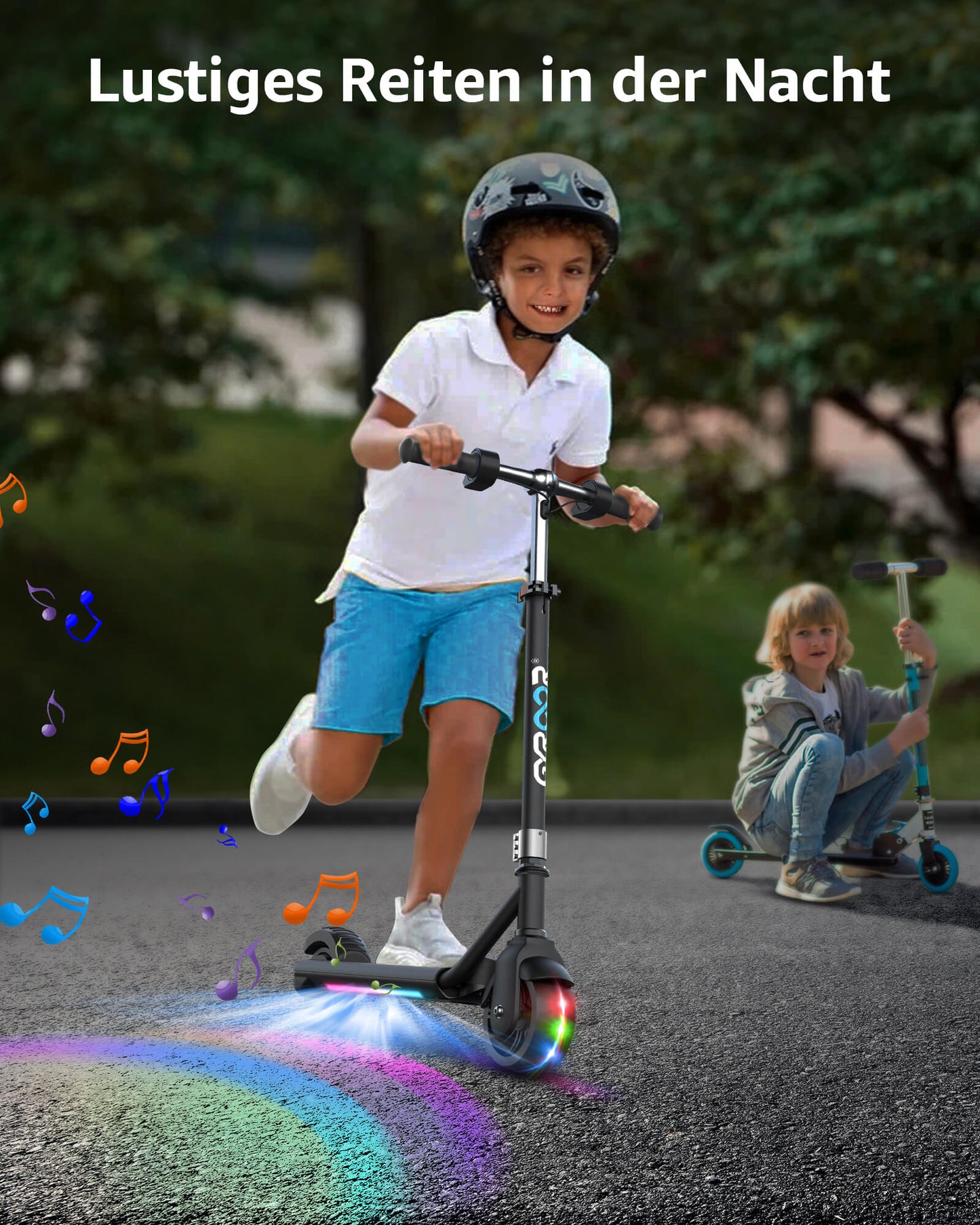 Gyroor H30Max - Rodillo eléctrico para niños de 6 a 12 años