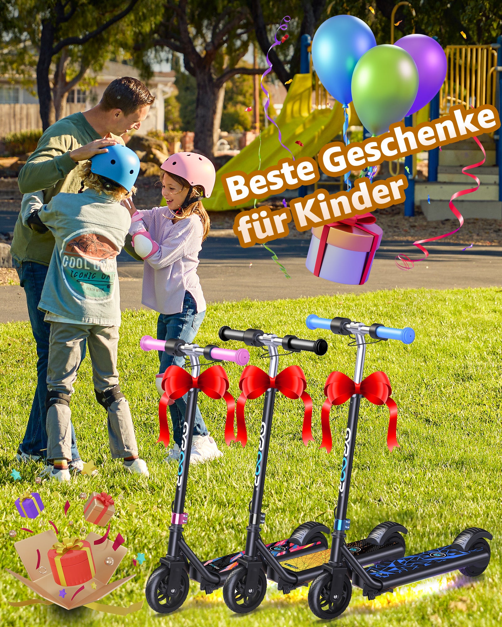 Gyroor H30Max E-Scooter für Kinder und von 6–12 jahrige