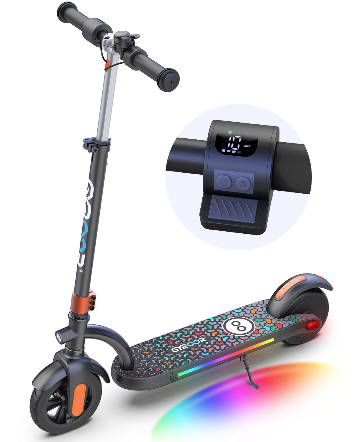 Gyroor H40 E-Scooter für Kinder und Jugendliche Alter 8-14