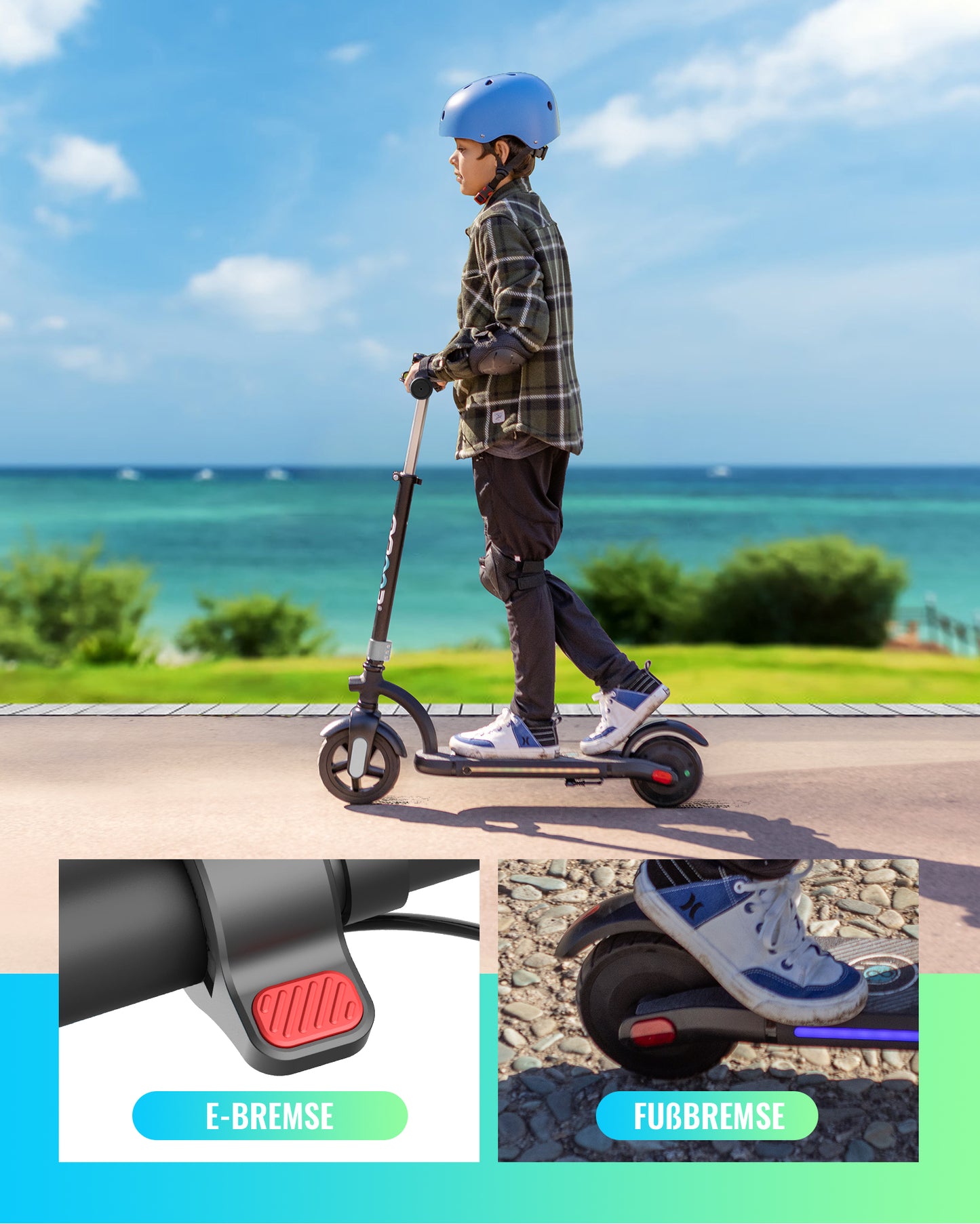 Gyroor H40 Carrello elettrico per bambini e ragazzi 8-14