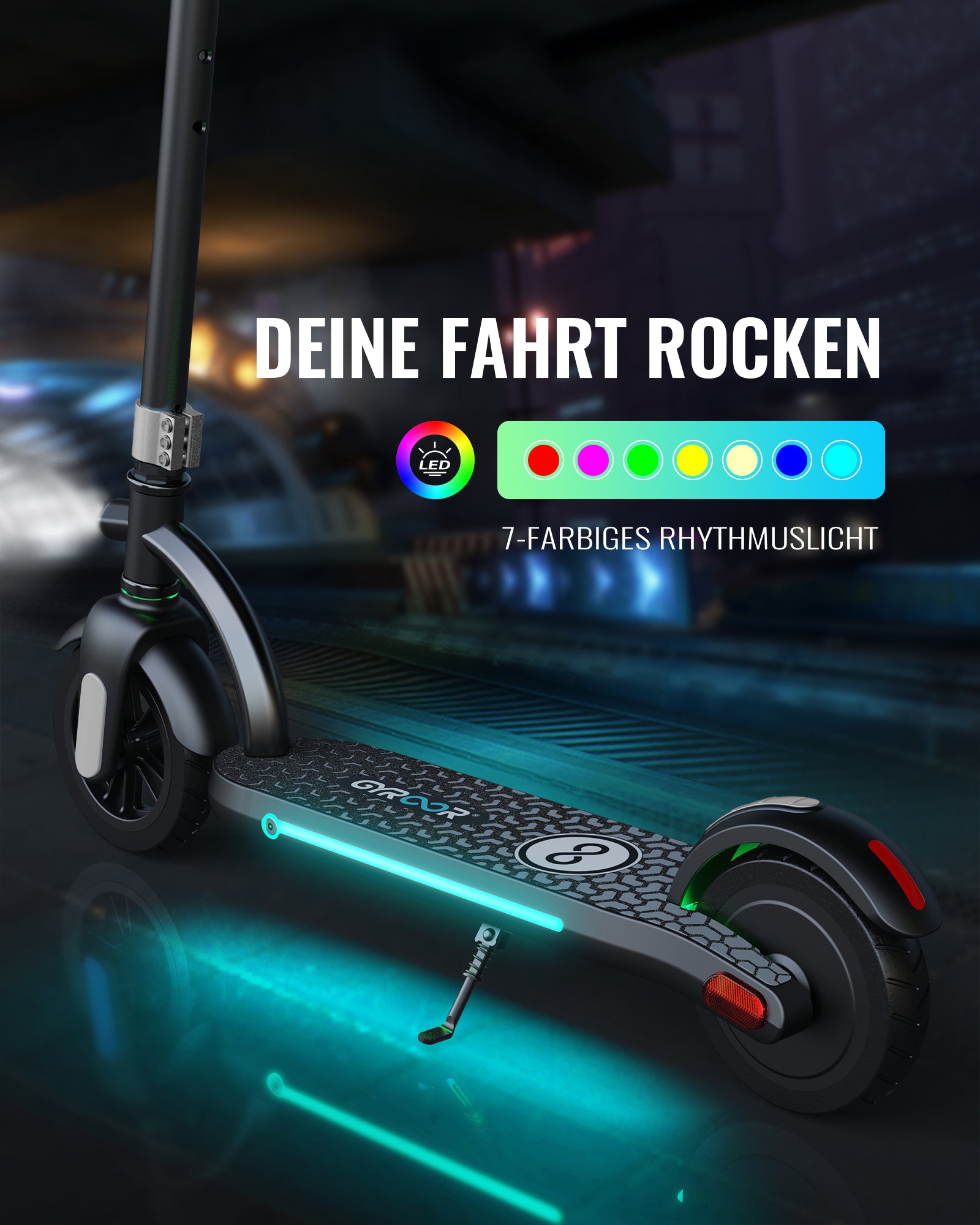Gyroor H40 E-Scooter für Kinder und Jugendliche Alter 8-14