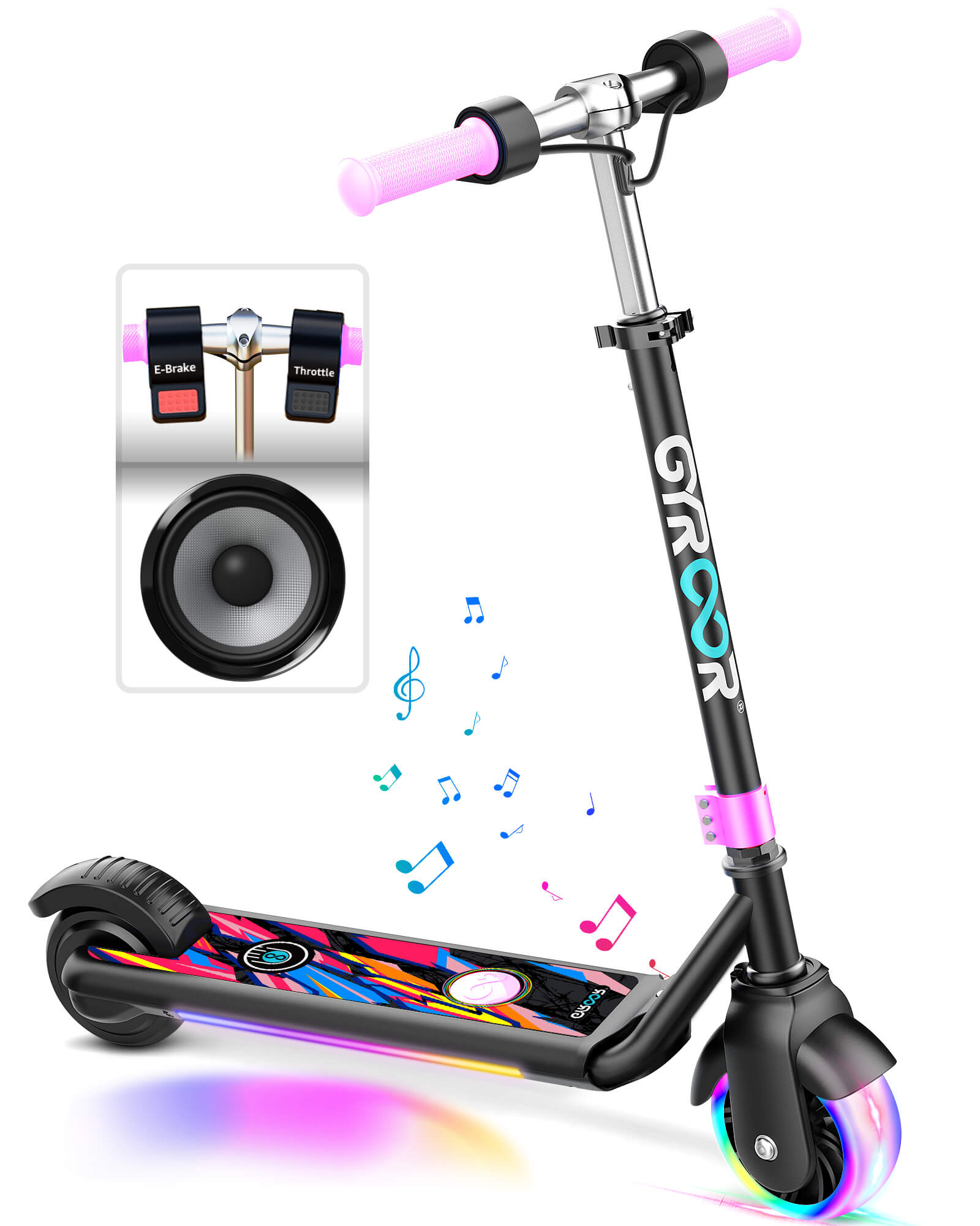 Gyroor H30Max E-Scooter für Kinder und von 6–12 jahrige