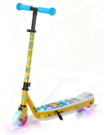 Minions | Gyroor Kinder-Elektroroller mit einstellbarer Höhe und verstellbarem Lenker