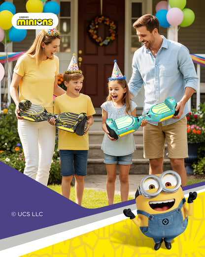 Minions | Gyroor Offroad-Hoverboard 500 W mit LED-Leuchten und Bluetooth für Kinder im Alter von 6 bis 12 Jahren