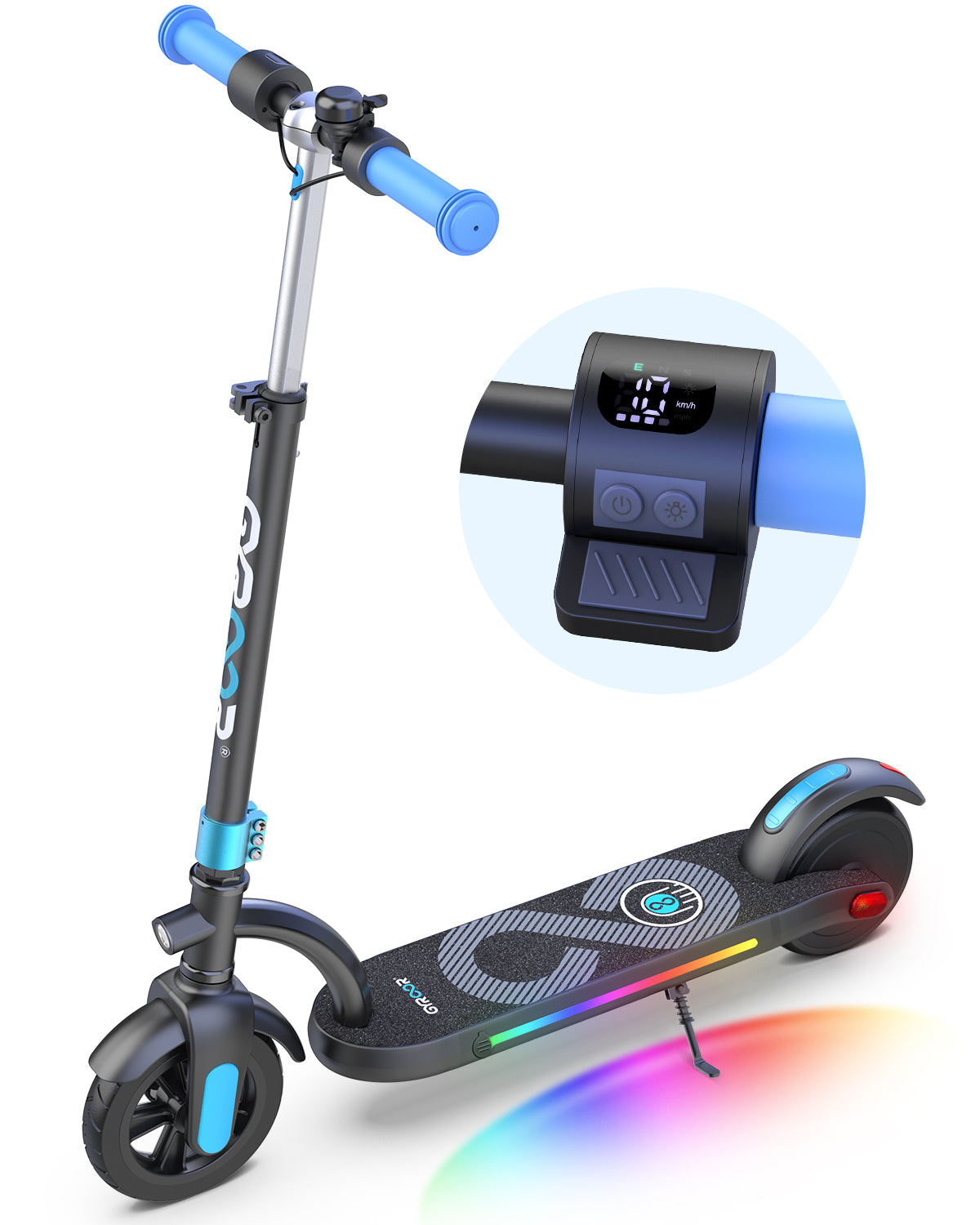Gyroor H40 E-Scooter für Kinder und Jugendliche Alter 8-14