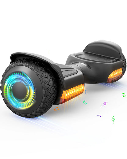 Gyroor G13 Hoverboard für Kinder mit Bluetooth - Schwarz
